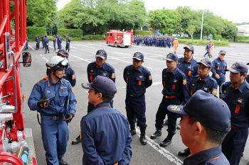 平成30年度下妻市消防団全体訓練