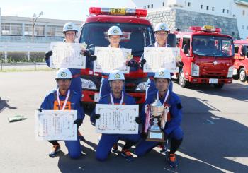 第69回茨城県消防ポンプ操法競技大会県西地区大会優勝