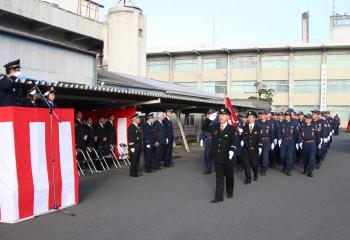決意を新たに「令和2年下妻市消防出初式」実施