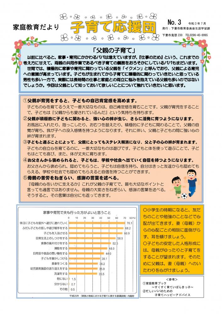 Ｒ3 家庭教育便（7月）
