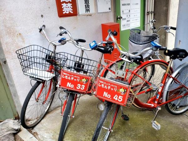 しもんチャリかご看板