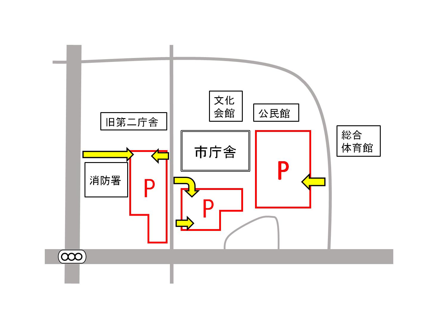 R7~駐車場案内図