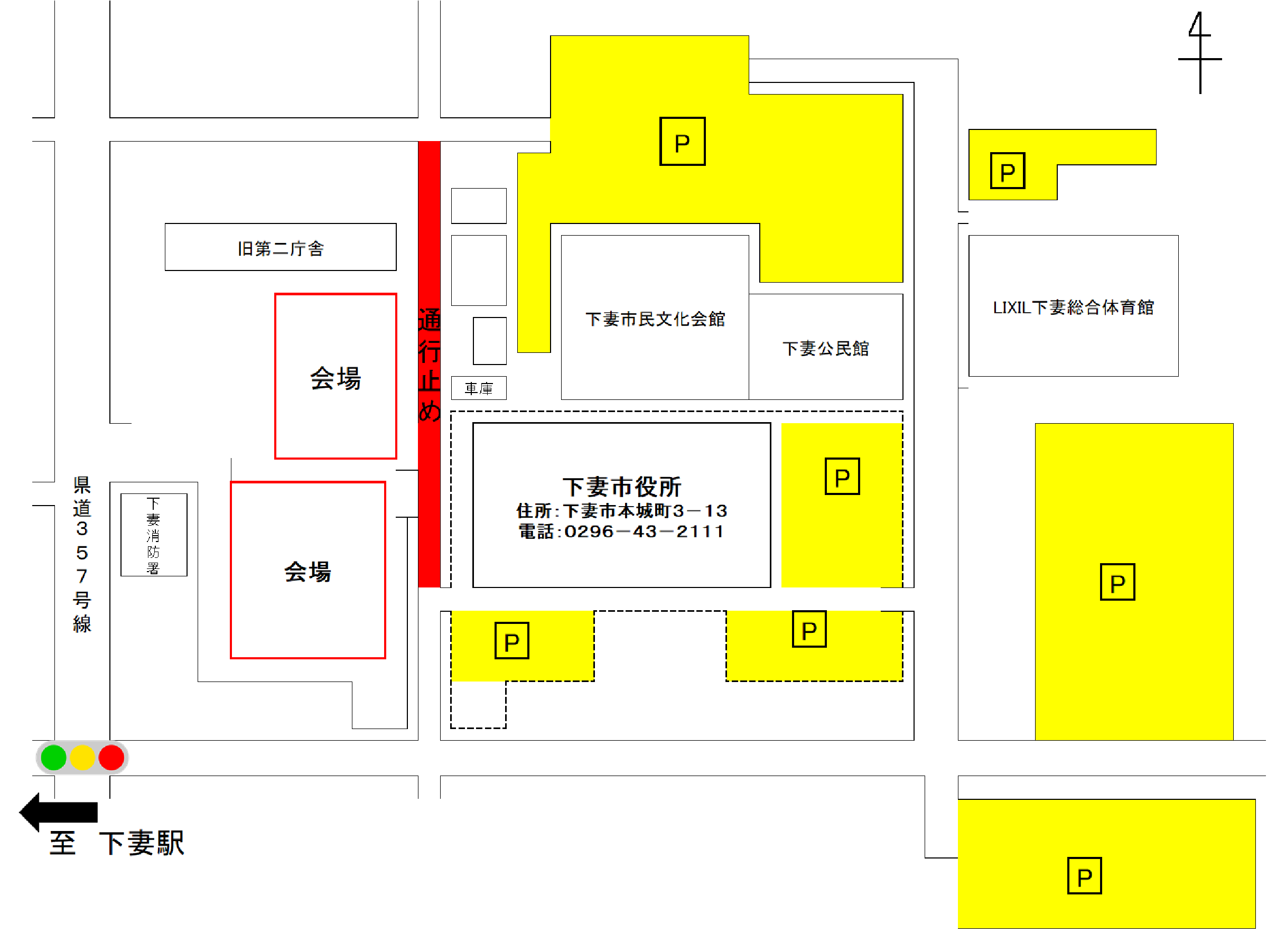 駐車場図
