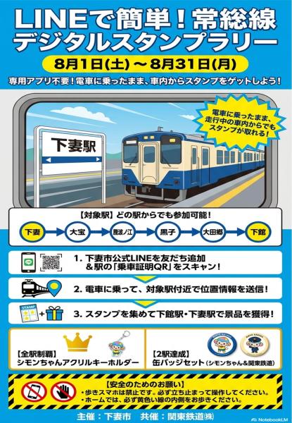 常総線デジタルスタンプラリー